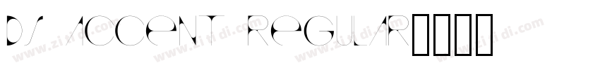 DS Accent Regular字体转换